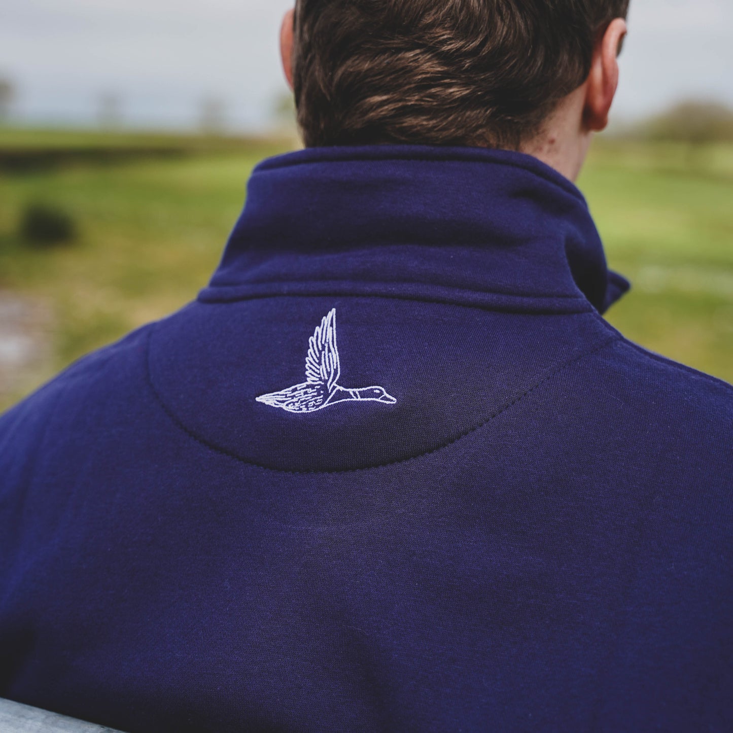The Navy Mallard Quarter Zip