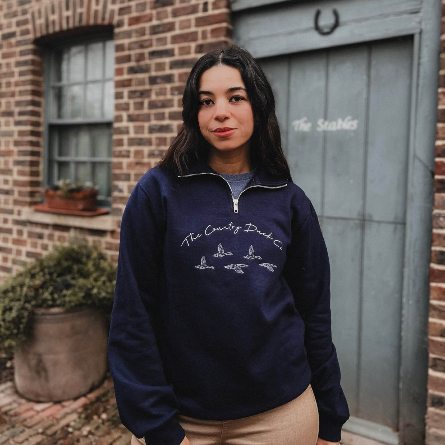 The Navy Mallard Quarter Zip